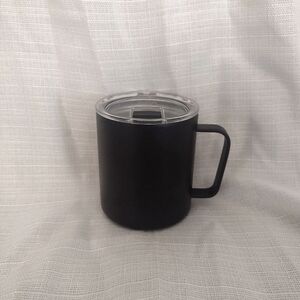 MiiR 12oz Camp Cup Black Lid Hot Cold Stainless Steel Insulated Travel Mug